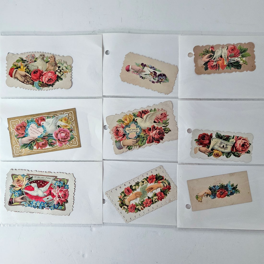 Large Lot Salesman Samples Victorian Calling Cards Over 60 pcs LOT A - 3