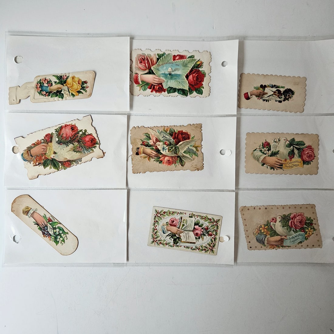 Large Lot Salesman Samples Victorian Calling Cards Over 60 pcs LOT A - 6