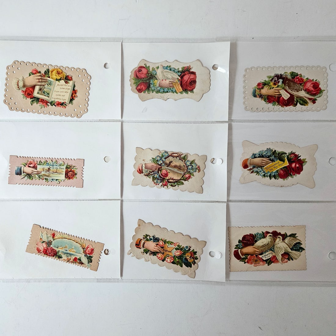 Large Lot Salesman Samples Victorian Calling Cards Over 60 pcs LOT A - 8