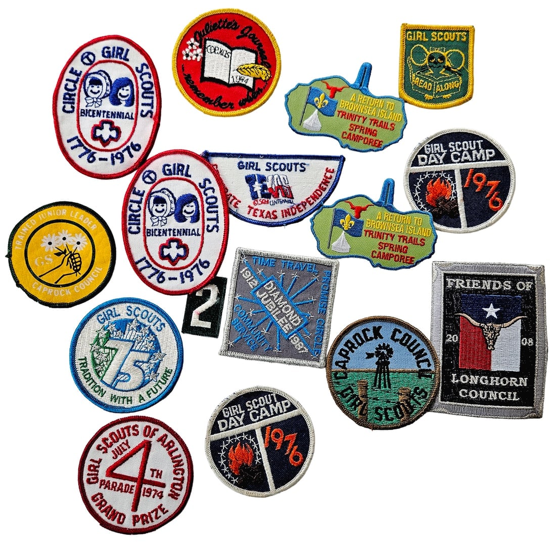 Vintage Collection of Girl Scout Patches and Badges circa 1970’s. - 5