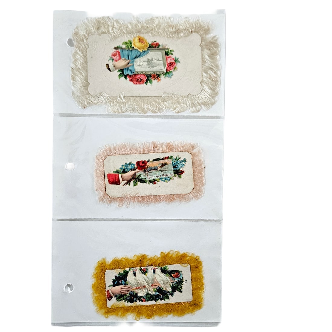 Victorian Calling Cards Salesman Samples Envelopes and Fringed Edge Styles with some Scraps - 5