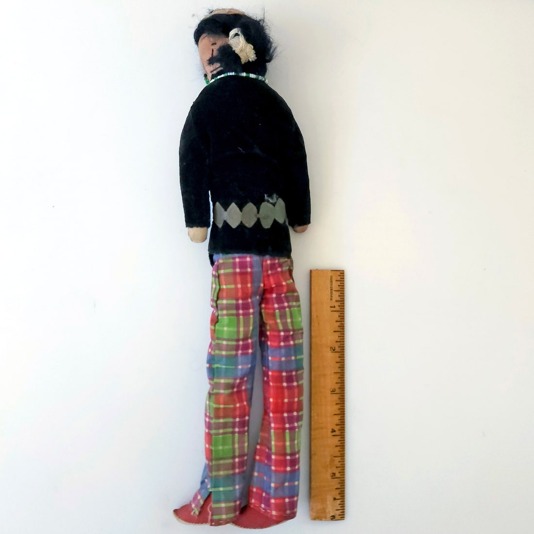 Ethnic Handmade Traditional Vintage Fabric Folk Art Dolls - 10