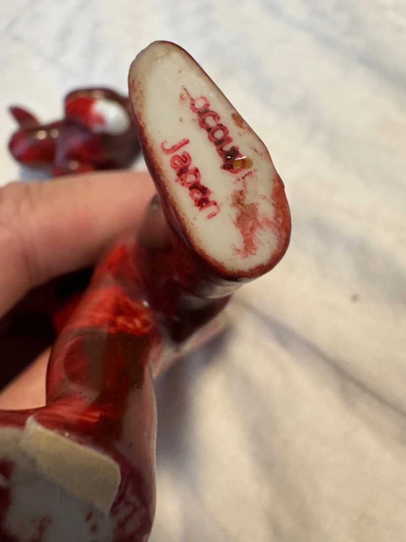 2 Pair RARE Vintage occupied JAPAN 50s Devil Pixie with spaghetti string - 9