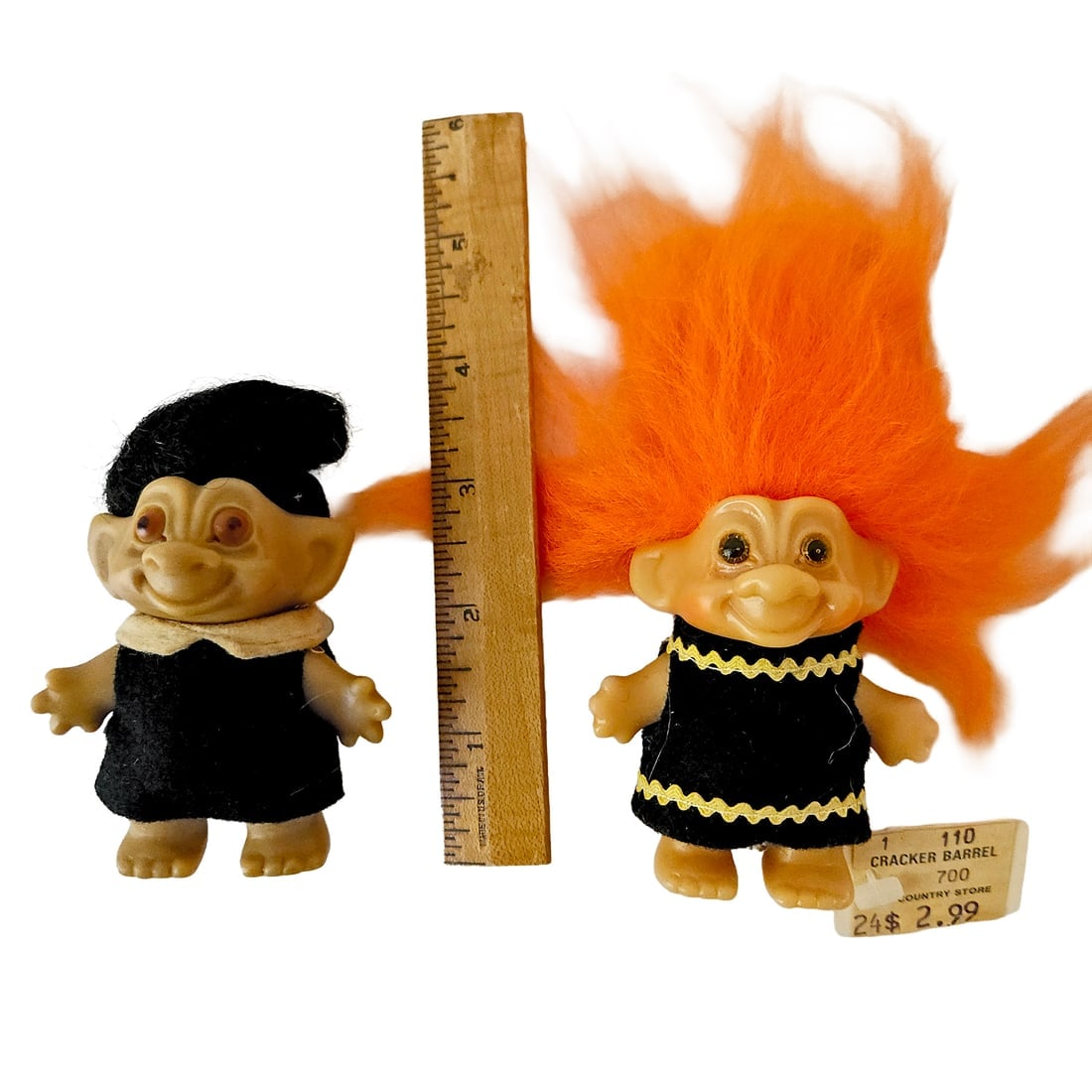 Lot of 6 Vintage Small Trolls circa 1990 - 7