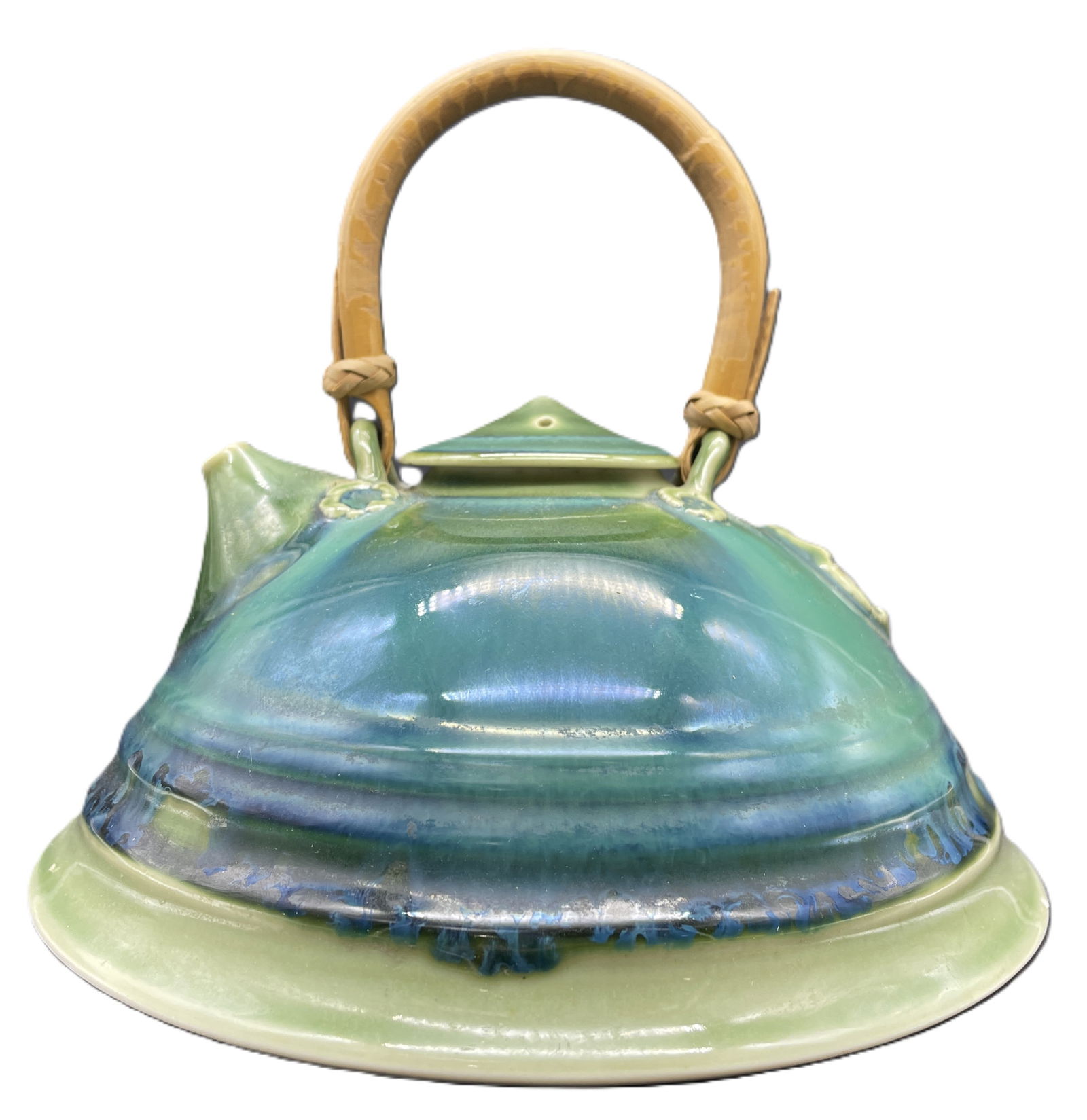 ART POTTERY TEA POT - ARTIST SIGNED. Stephen Fabrico 1977 (1 of 9)