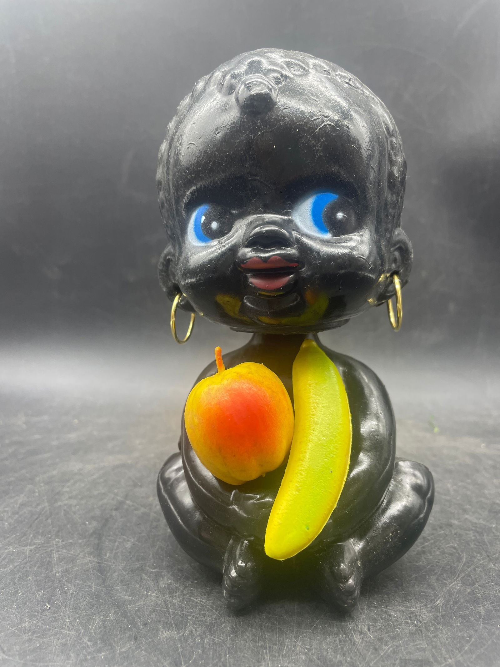 RARE Vintage 1960's (New/Unused) Kenmar Baby Nodder Bobble Head Doll Bank: Date/Period: approx. 1950-60'sDimension: Approx. 6.5" x 3"Material: plasticAdditional Information: RARE Vintage 1960's (New/Unused) Kenmar Baby Nodder Bobble Head Doll Bank Shipping:Domestic: