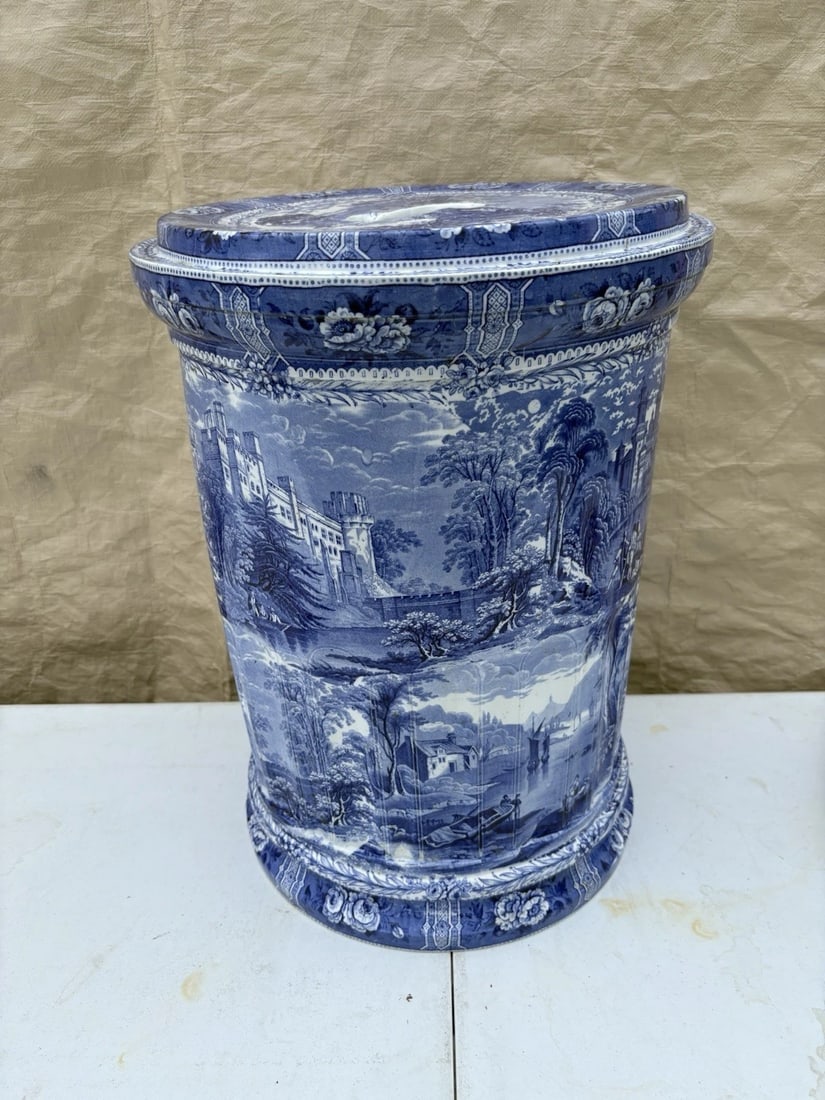 Rare Staffordshire Garden Seat - 10