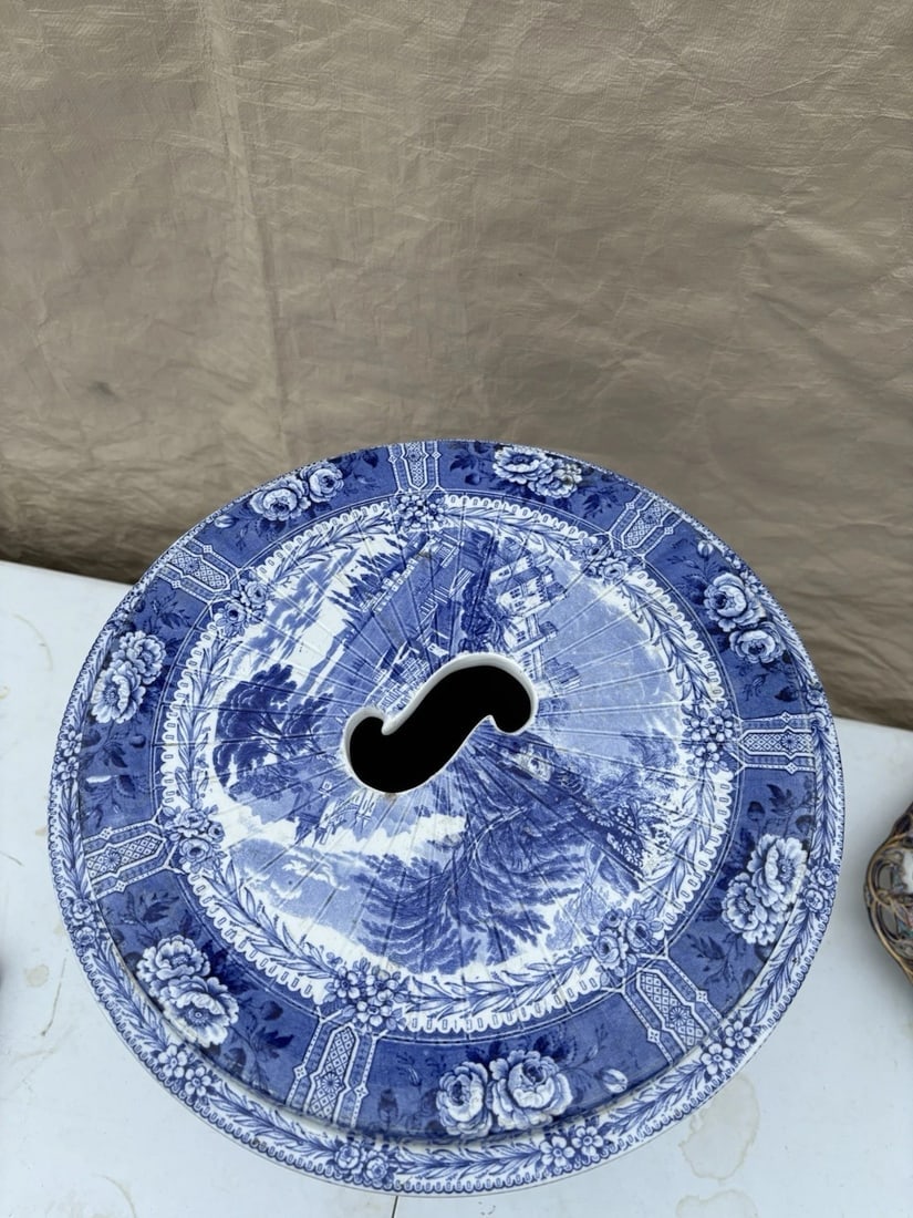 Rare Staffordshire Garden Seat - 4