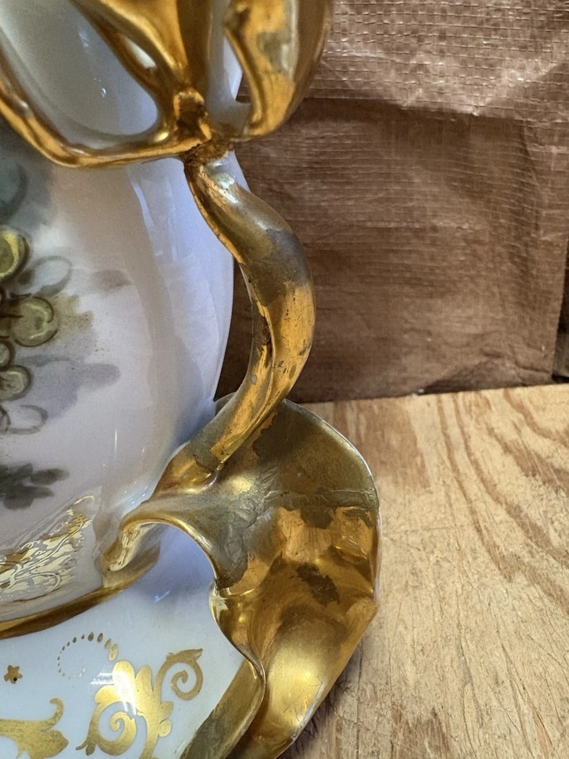 Pr 16 3/4” Paris Porcelain Vases - 5