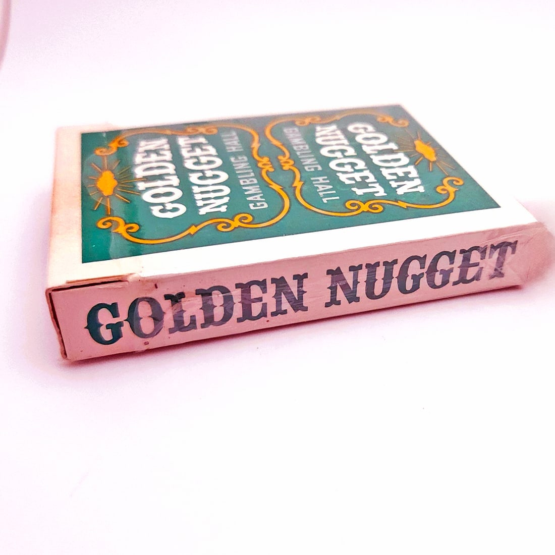 1965 Golden Nugget Casino Playing Cards (Green) with International Hotel Dice - 5