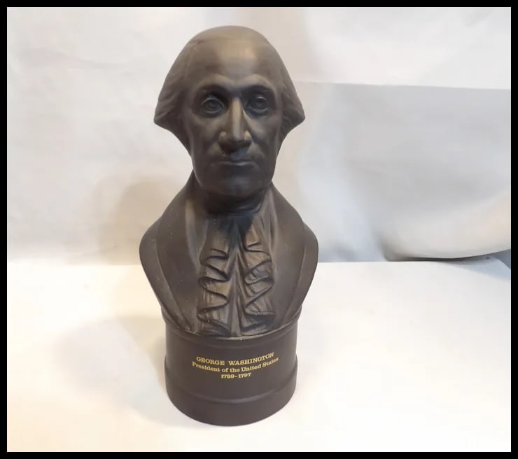 The Wedgwood Limited Black Basalt Limited Edition President- George Washington - 2