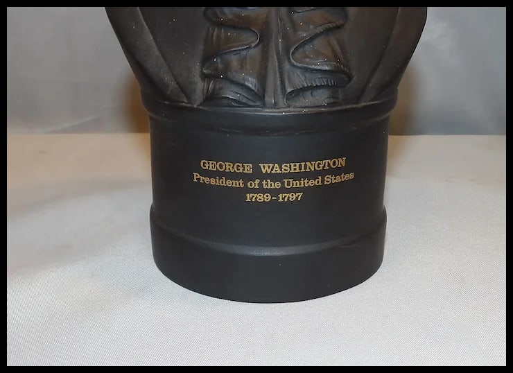 The Wedgwood Limited Black Basalt Limited Edition President- George Washington - 6