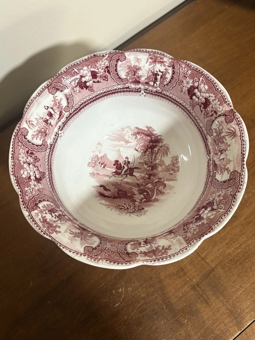 Red Belzoni Staffordshire Compote - 2