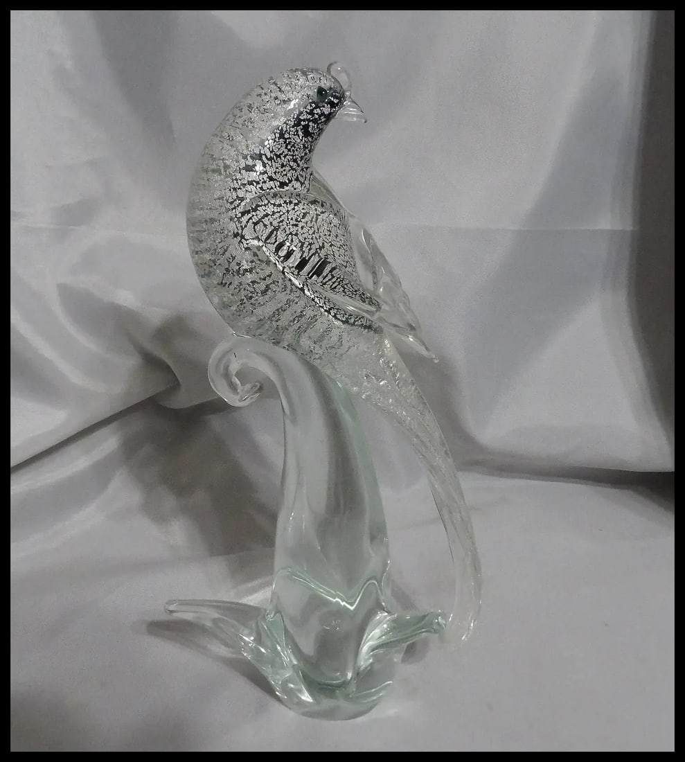 Murano Formia Fischer’s Whydah Glass Sculpture from Exotic Birds of the World - 2