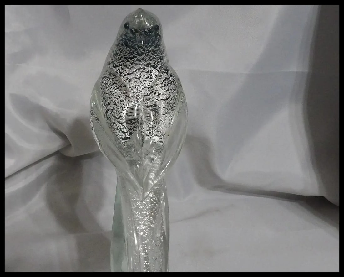 Murano Formia Fischer’s Whydah Glass Sculpture from Exotic Birds of the World - 7