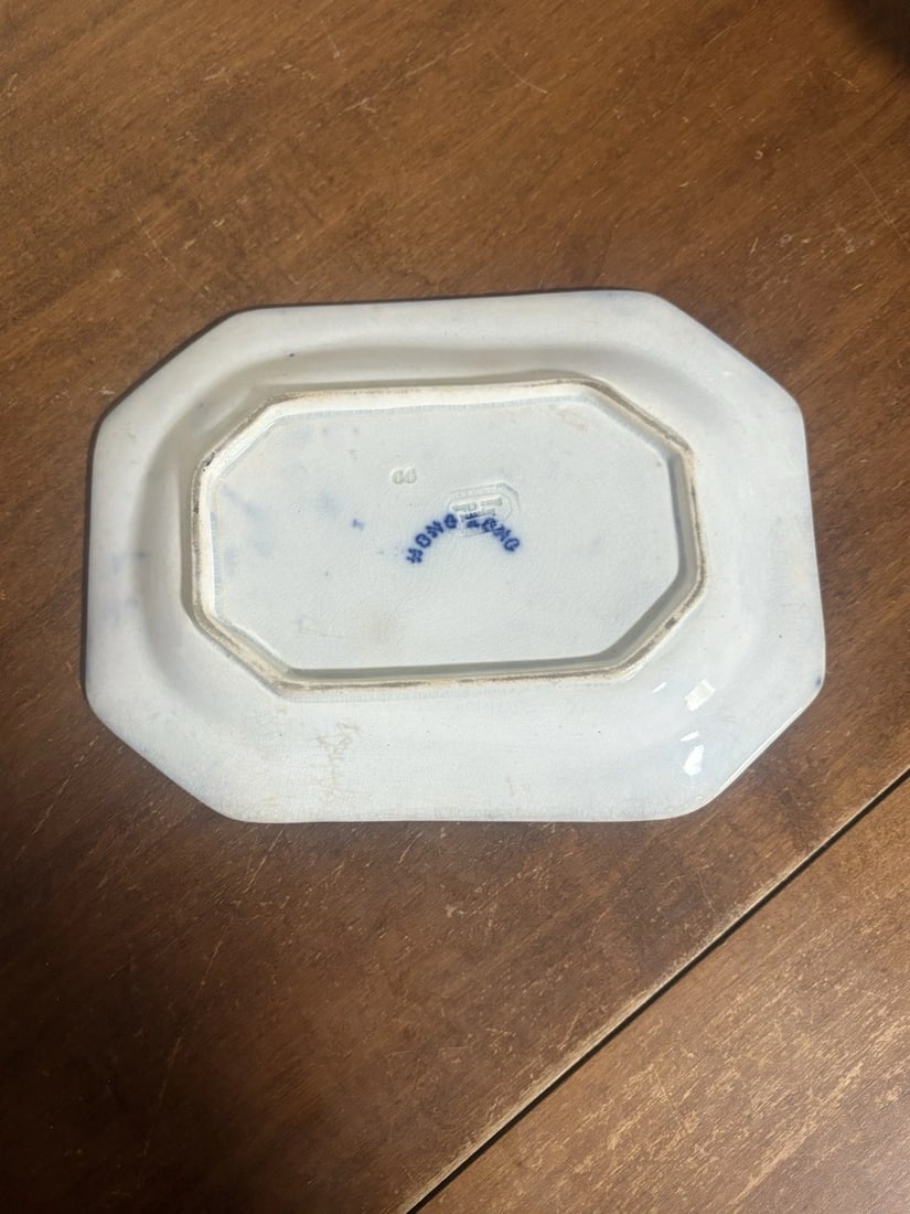 4pc Hong Kong Flow Blue Sauce Tureen - 3