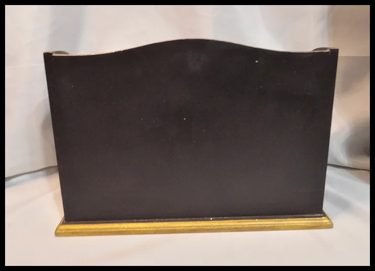 Vintage Ornate Desk Organizer with Drawe - 5