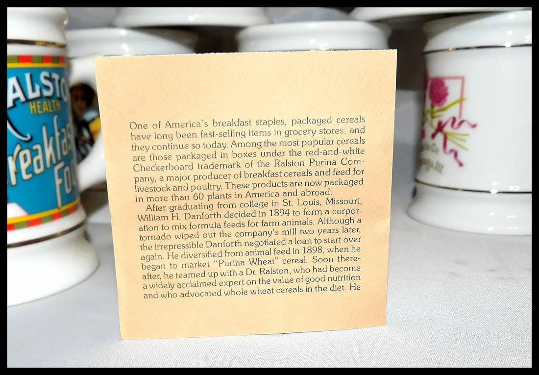 Vintage 1980’s NOS Franklin Mint The Corner Store Coffee Mug Collection - 8