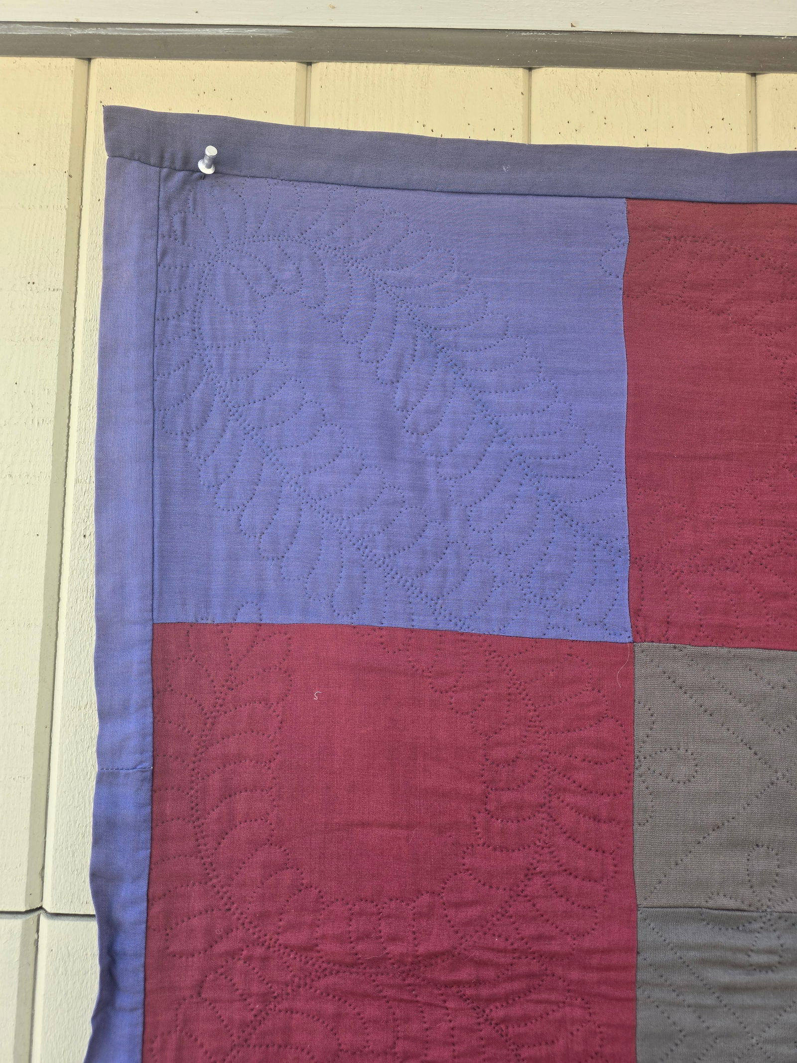 Amish sunshine and shadow quilt - 3