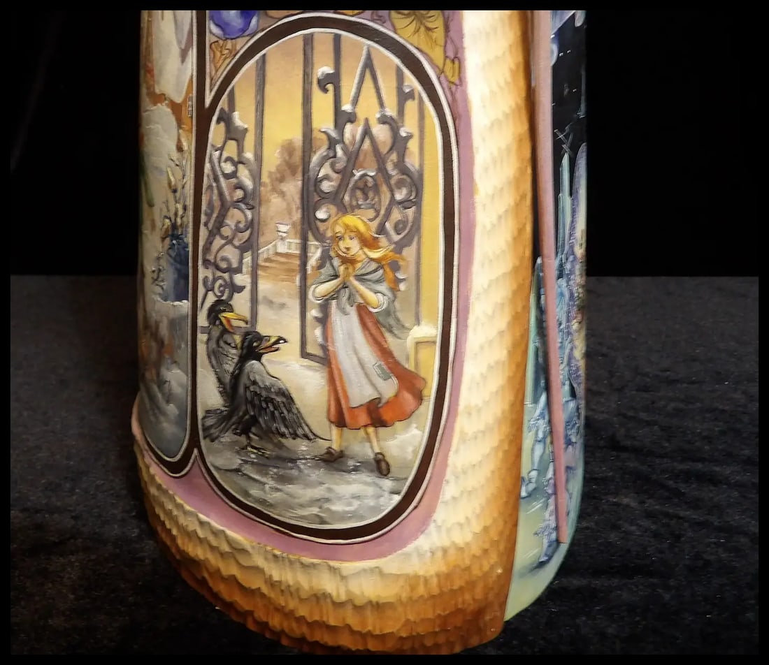 Russian Hand Carved Hand Painted Limited Edition Santa Claus - 8