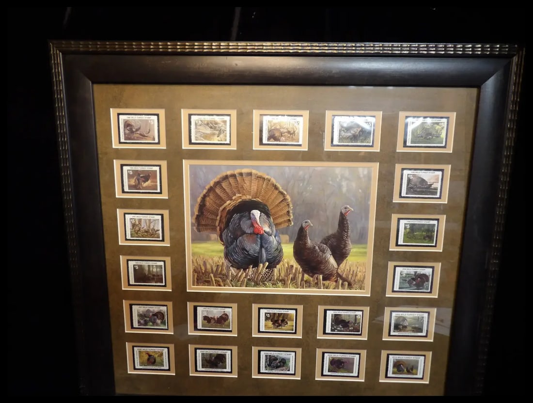 National Wildlife Foundation Turkey Stamps 1990-2010 - 2