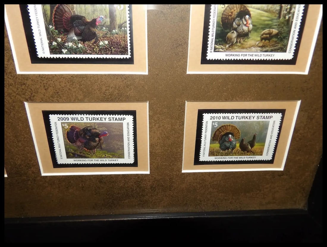 National Wildlife Foundation Turkey Stamps 1990-2010 - 4