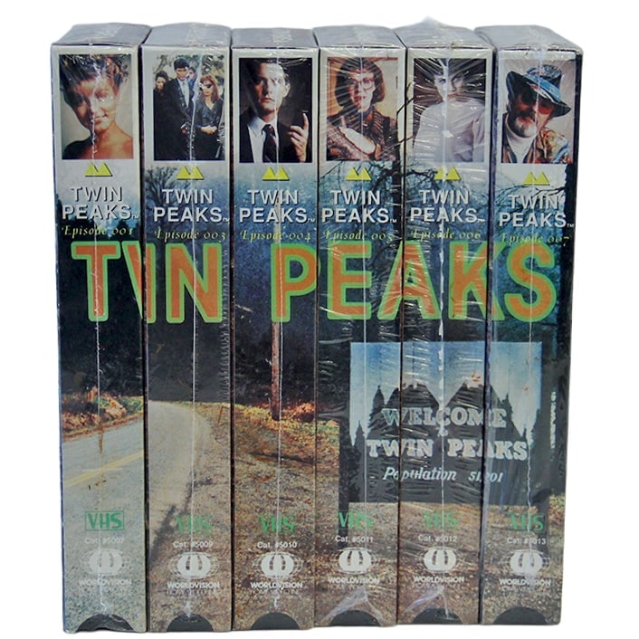 Twin Peaks VHS Almost Complete Sealed VHS Set: Title: Twin Peaks VHS Almost Complete Sealed VHS SetDescription: Twin Peaks VHS Almost Complete Sealed VHS Box Set Set features episodes 1 and 3-7, missing episode 2. All are sealed except episode