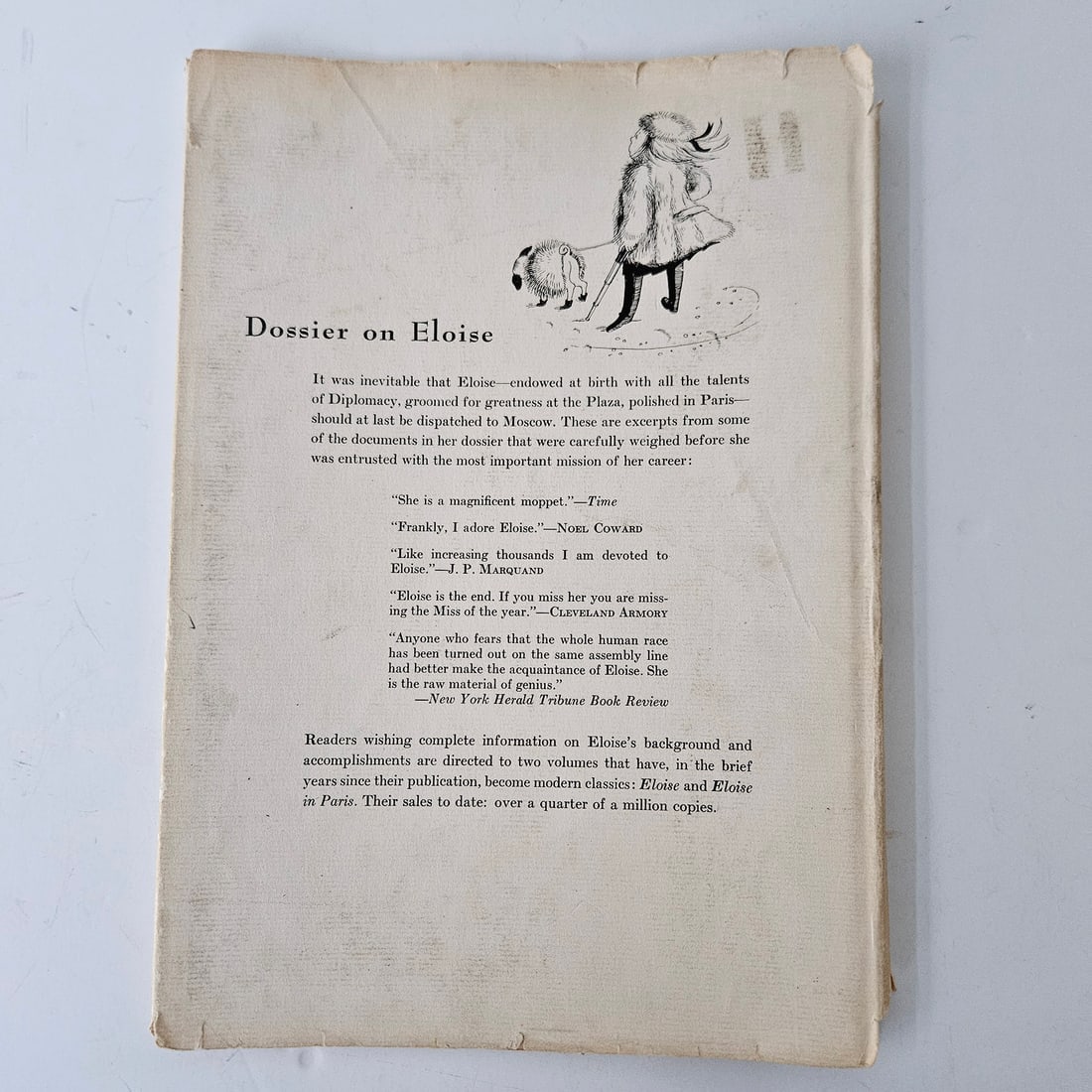 Eloise Books by Kay Thompson First Editions Hard Cover Set of 3: Title: Eloise Books by Kay Thompson First Editions Hard Cover Set of 3Description: First Printing Eloise Books by Kay Thompson Illustrated by Hilary Knight Hard Cover Set of 3 Eloise in Paris 1st