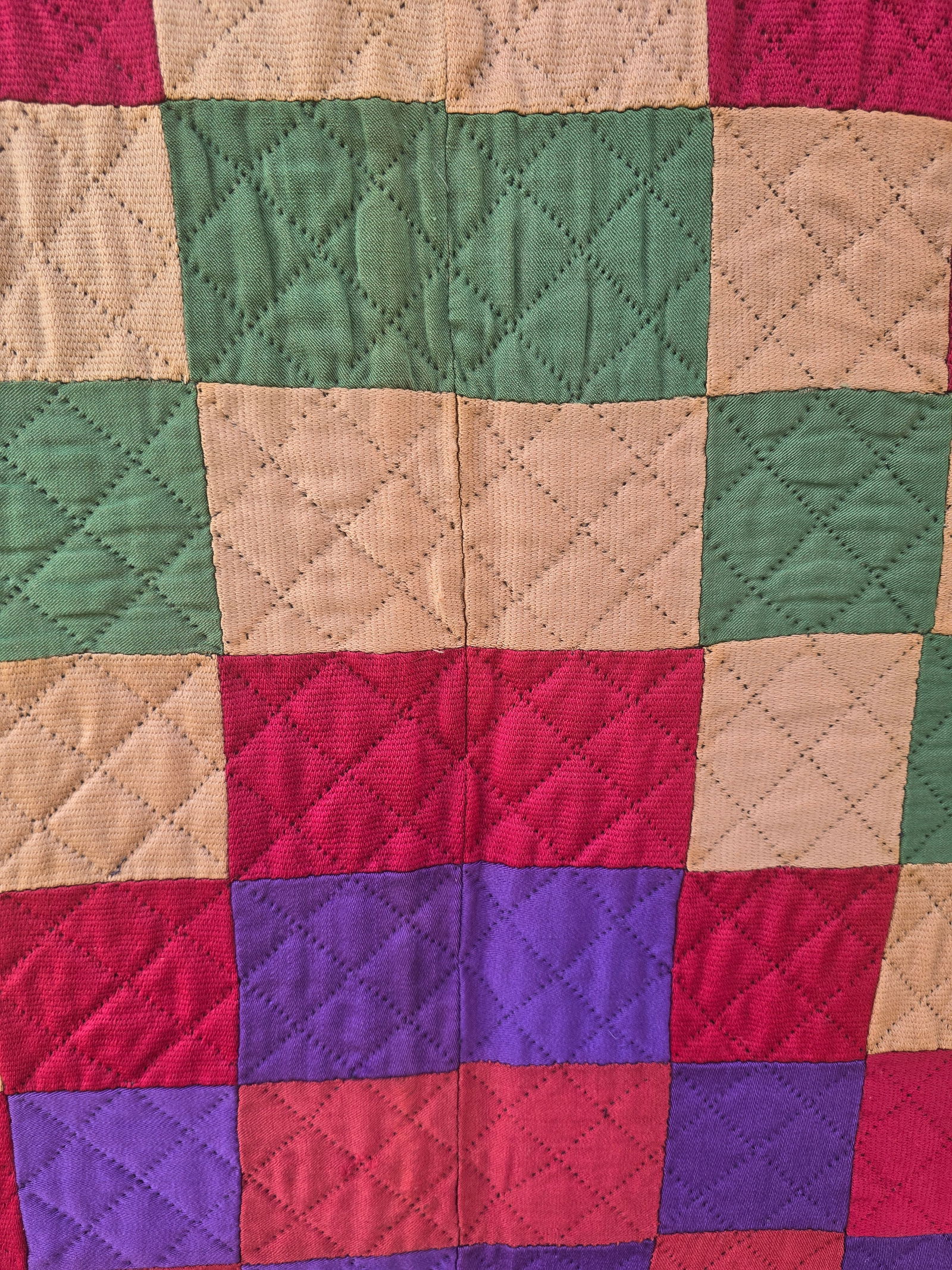 Early Amish quilt - 2
