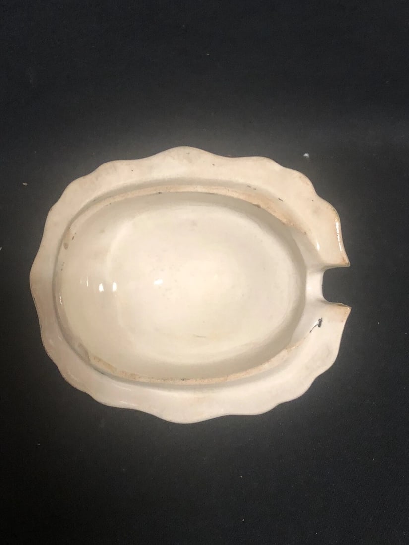 Fort Ticonderoga Historical Staffordshire Sauce Tureen - 5
