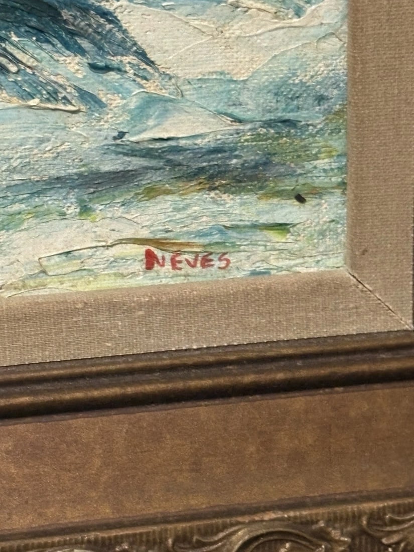 Humberta Neves Oil On Board Landscape Painting - 3