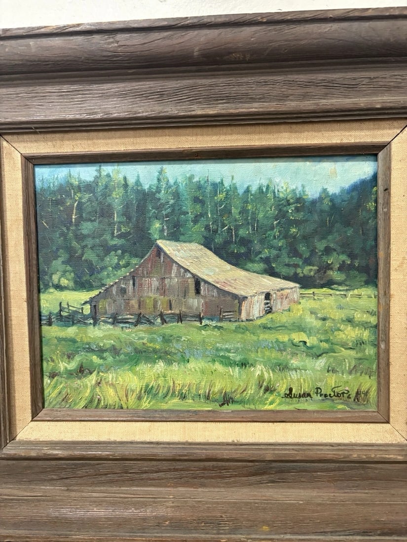 Susan Proctor Oil On Canvas Landscape Painting - 2