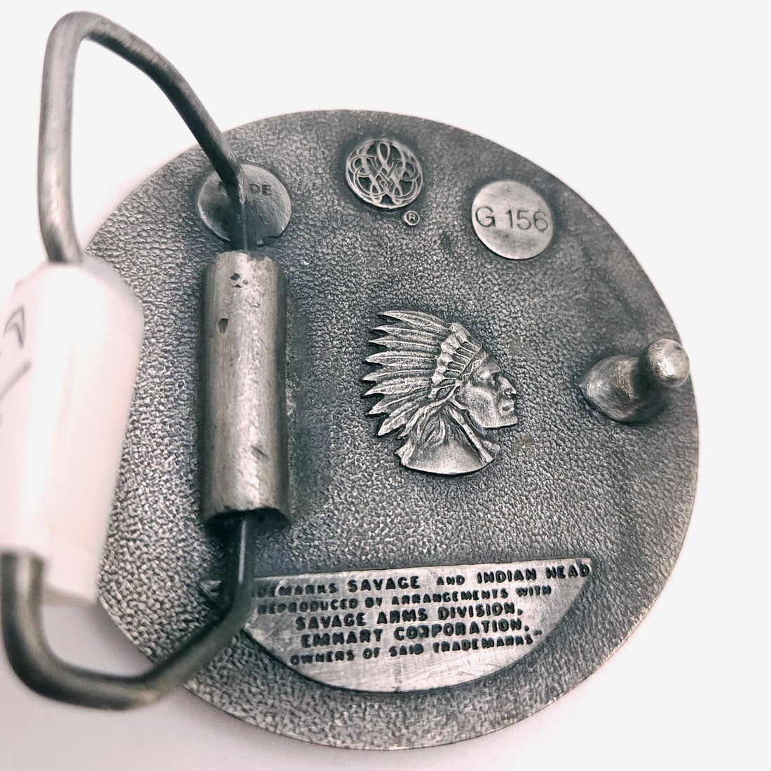 Nice Set of 3 Brass Native American Belt Buckles - 5