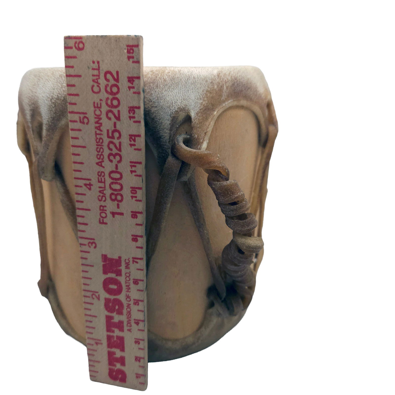 6" Native American Taos Drum - 7