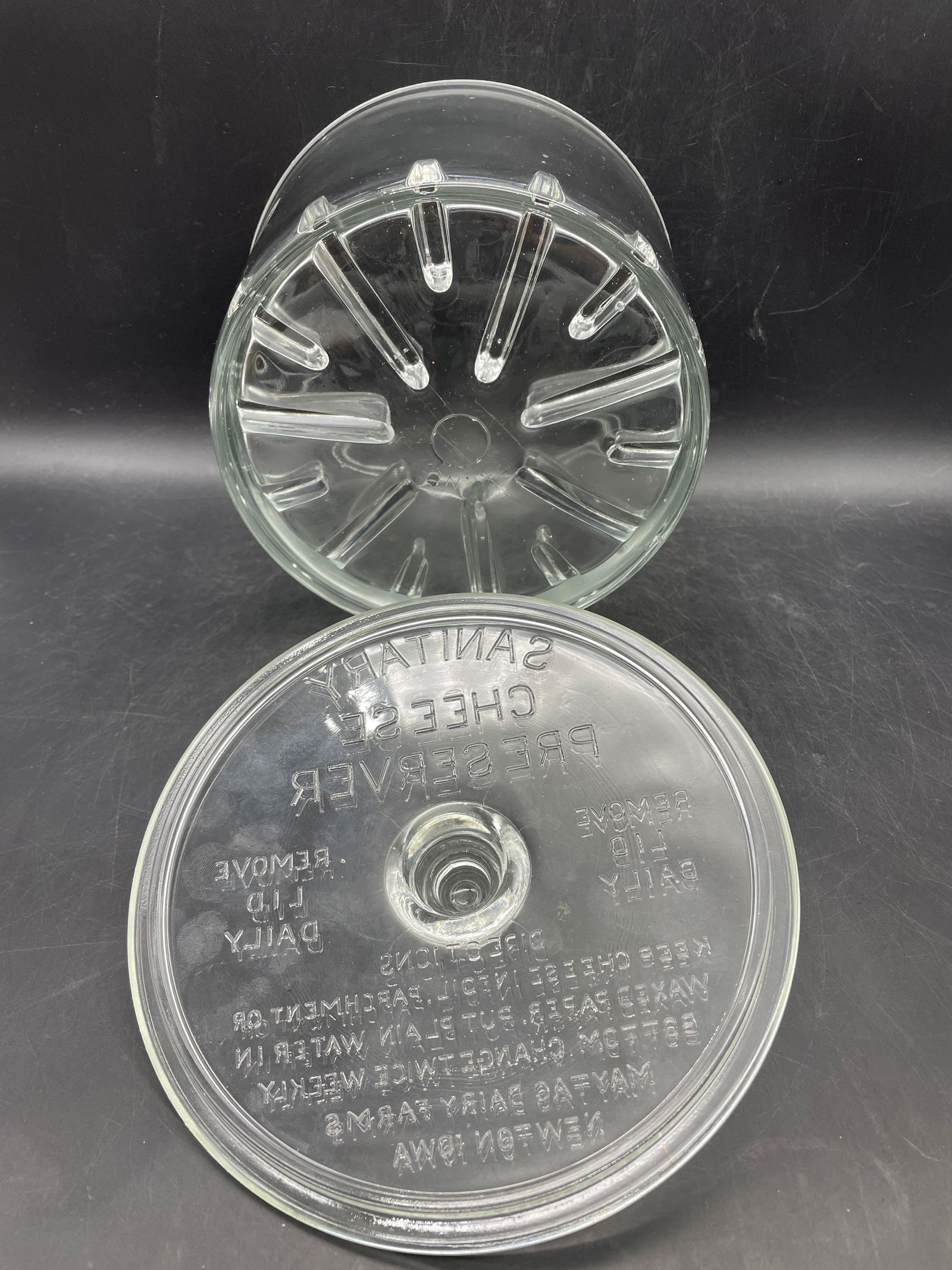 Vintage Sanitary Cheese Preserver Maytag Dairy Farms Newton Iowa - 7