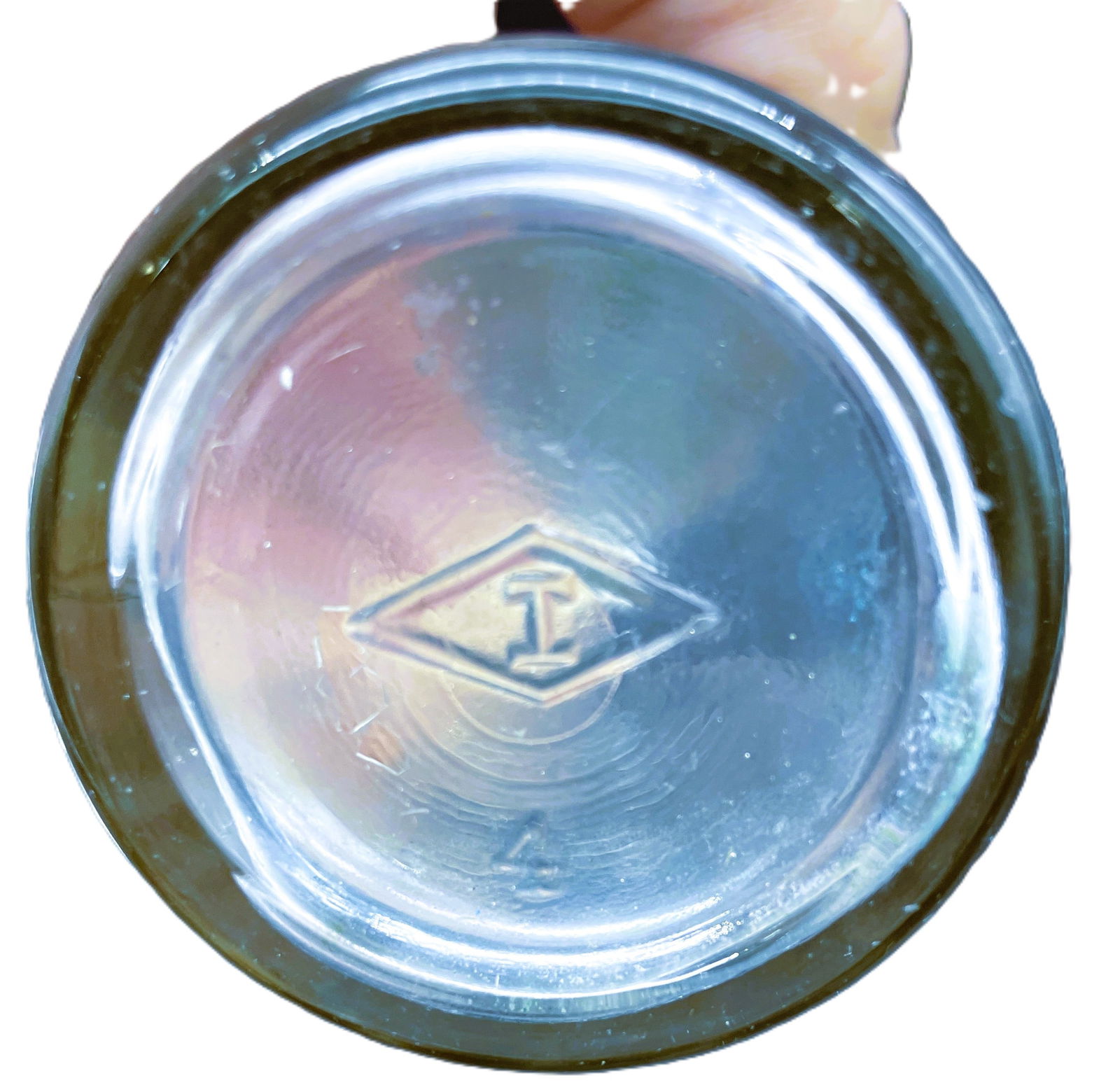 ANTIQUE BARBER BOTTLE NEWBROS HERPICIDE FOR THE SCALP HAIR TONIC - 7