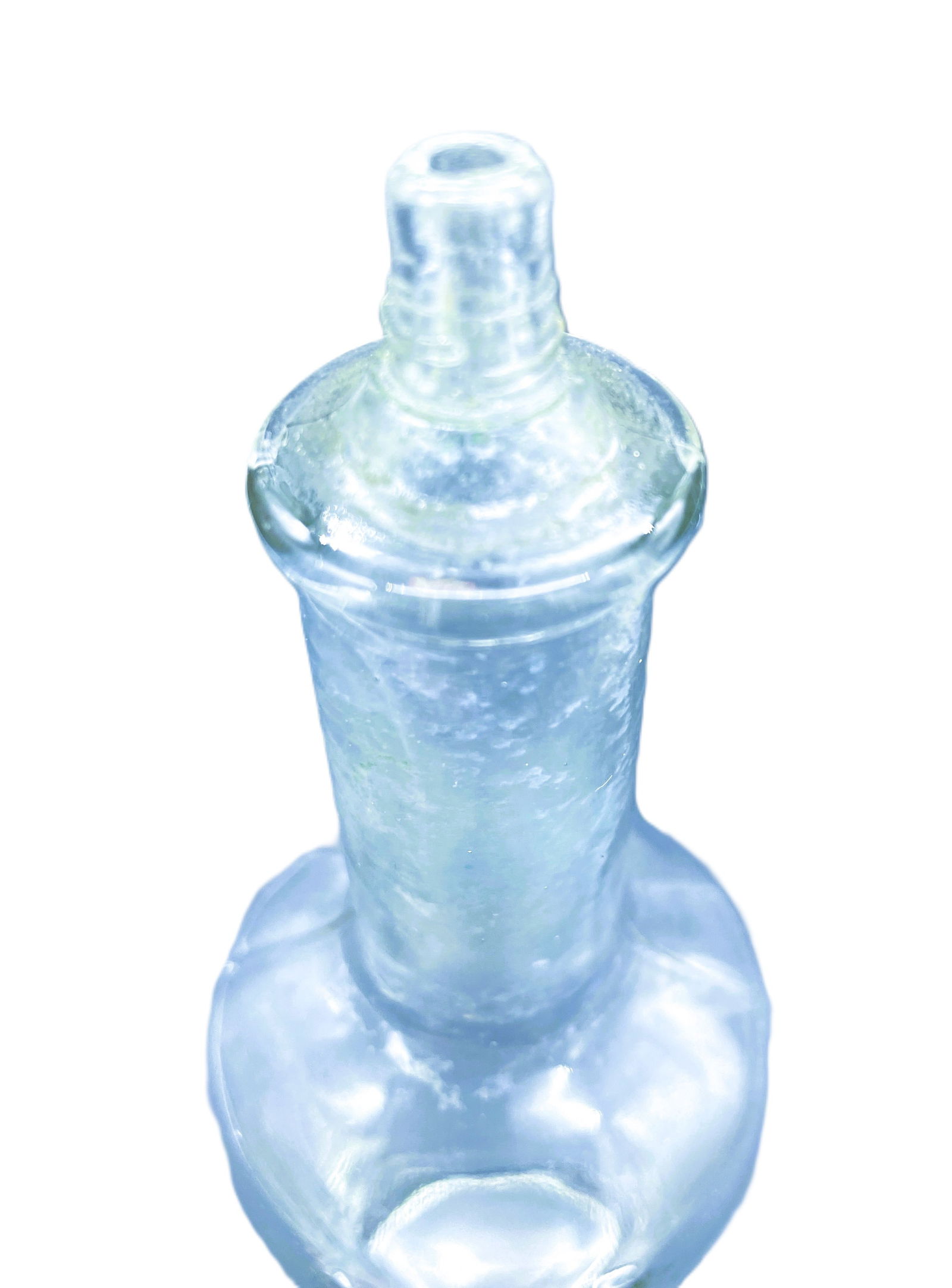 ANTIQUE BARBER BOTTLE NEWBROS HERPICIDE FOR THE SCALP HAIR TONIC - 8