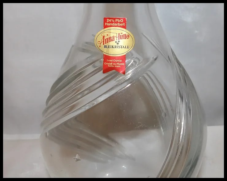 Anna Hutte Handmade Bleikristall 24% Leaded Crystal Glass Decanter with Stopper - 3