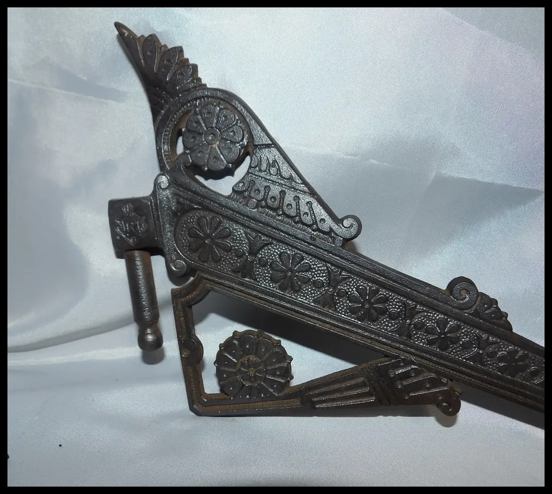 Antique English Cast Iron Lamp or Plant Holder- Diamond Registry Mar - 3