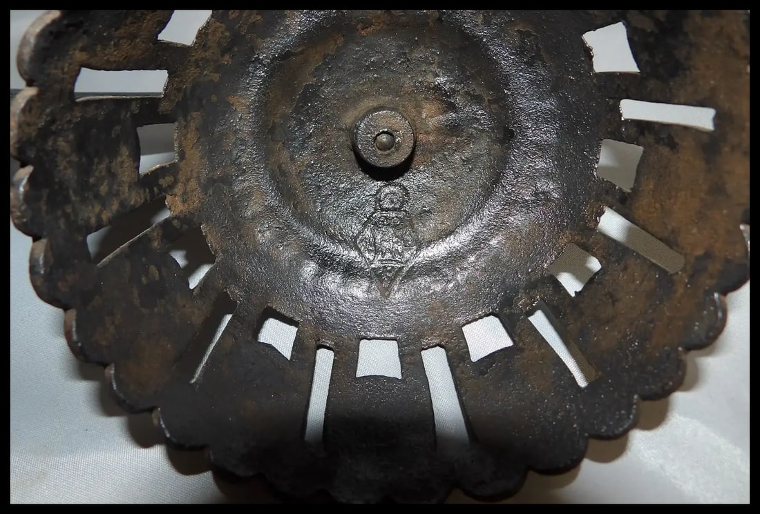 Antique English Cast Iron Lamp or Plant Holder- Diamond Registry Mar - 5