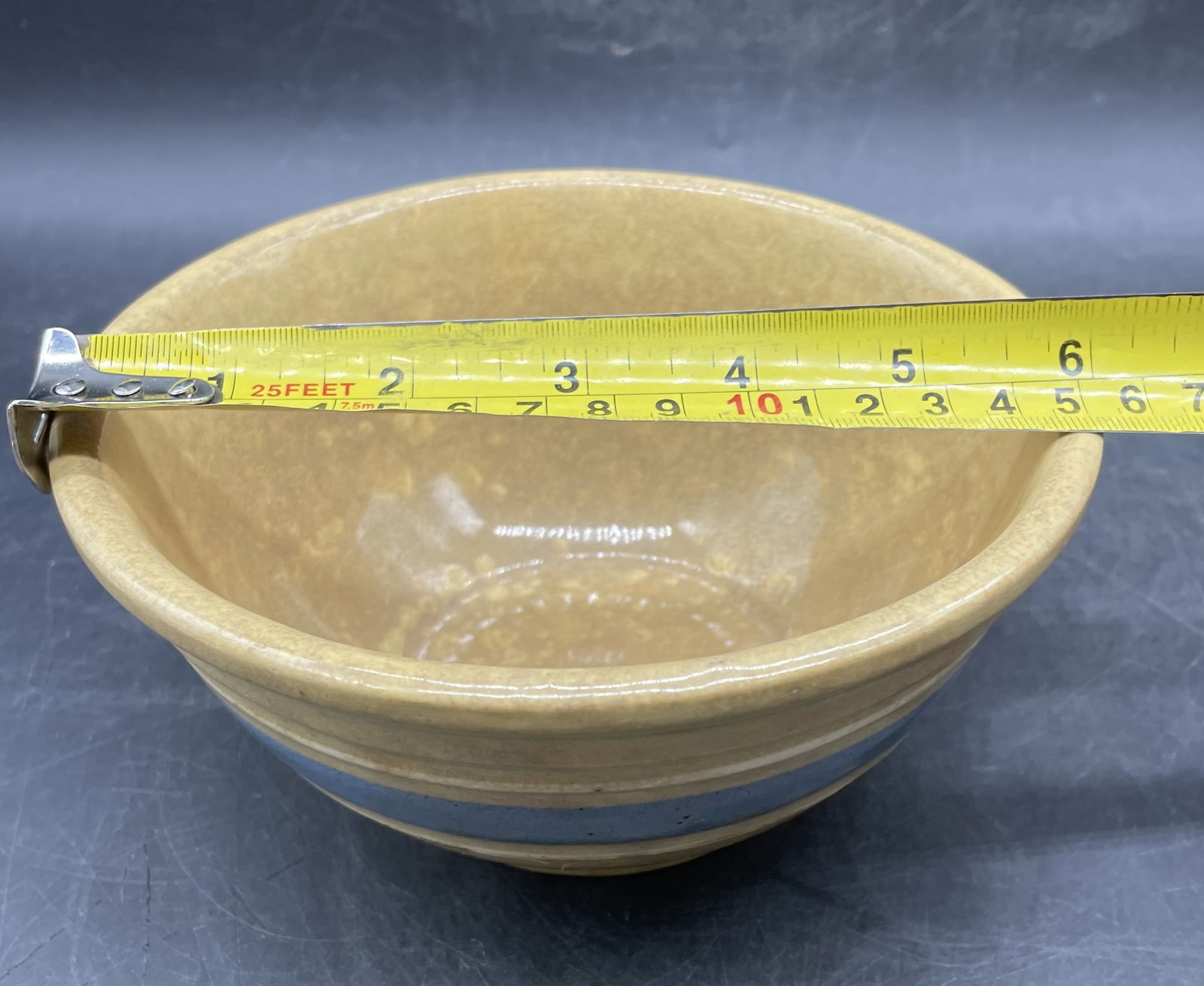 Farmhouse Watt Ware Gold-N-Bake Yellow Mixing Bowl Yellowware - 6