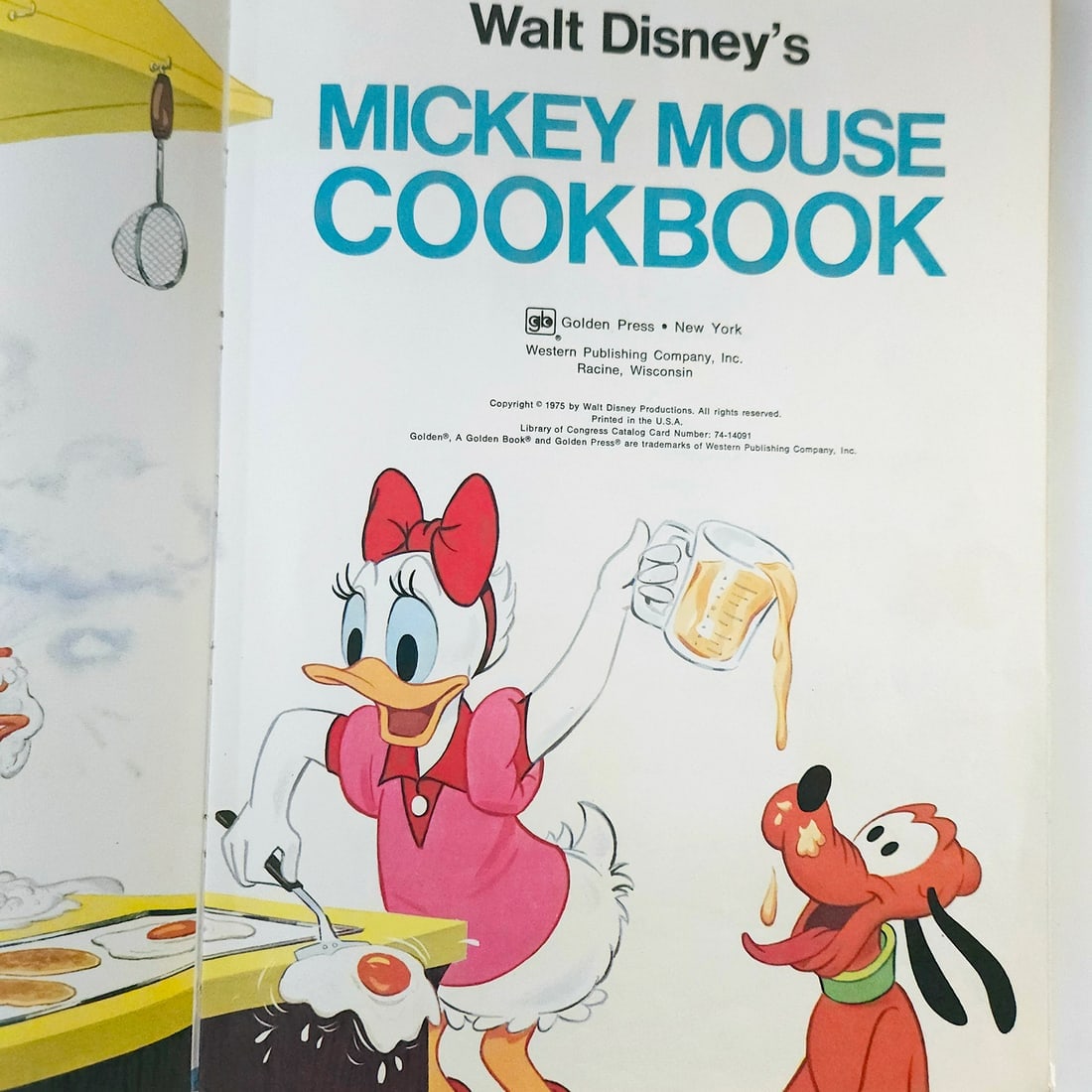 Walt Disney Mickey Mouse Cook Book 1975 First Edition - 4