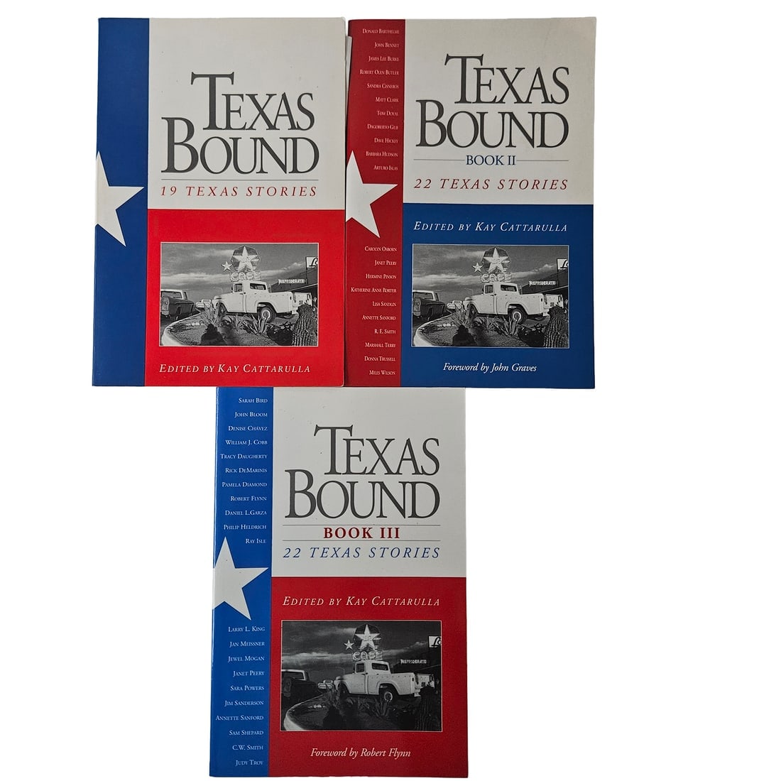 Complete Set Texas Bound: Texas Short Stories Series Soft Cover 1st Ed: Title: Complete Set Texas Bound: Texas Short Stories Series Soft Cover 1st Ed Description: Texas Bound 19 Texas stories Edited by Kay Cattarulla PB 1994 Texas Bound Book 2 22 Texas stories Foreword by