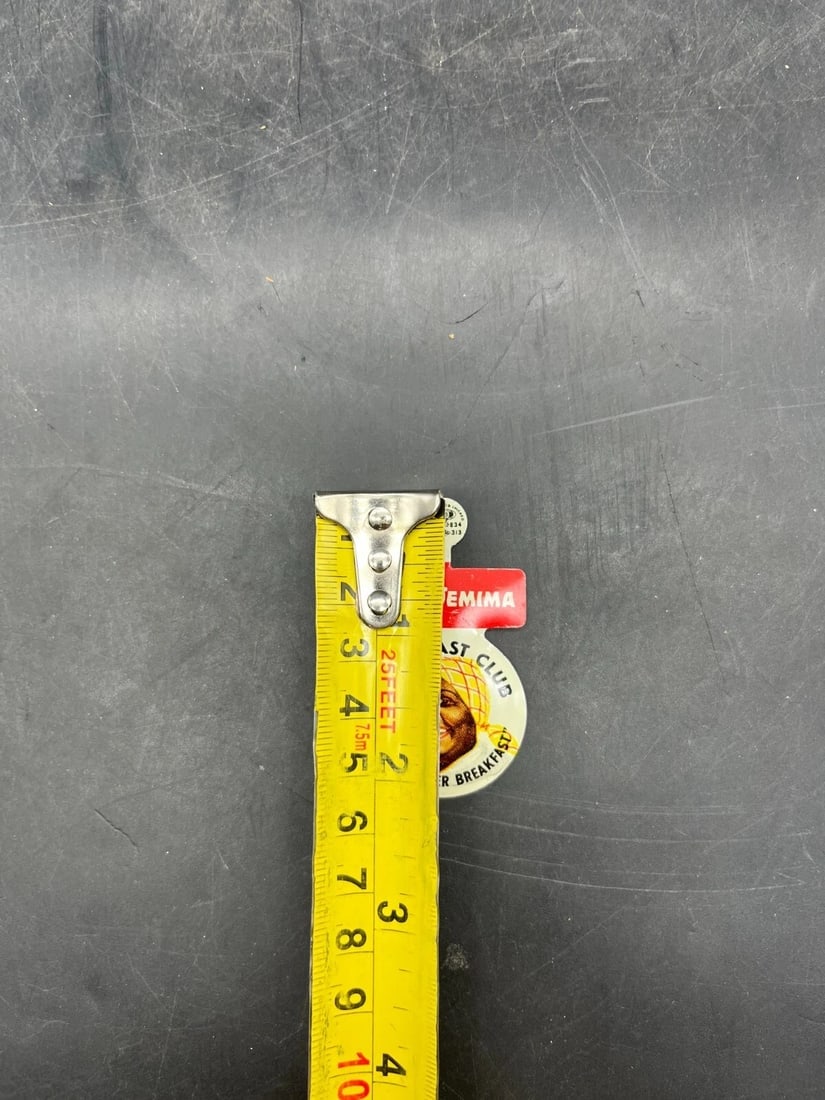 1950's Aunt Jemima Pancake Breakfast Club Bend Back Button NOS - 4