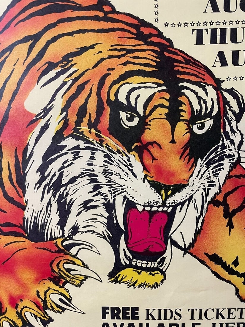 VTG BENTLEY BROS CARNIVAL CIRCUS POSTER Baltimore Orioles Park Camden Yards - 2