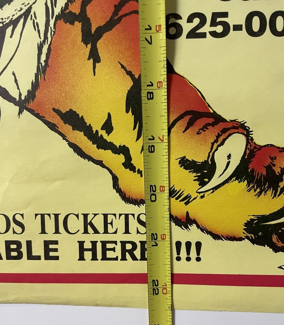 VTG BENTLEY BROS CARNIVAL CIRCUS POSTER Baltimore Orioles Park Camden Yards - 4