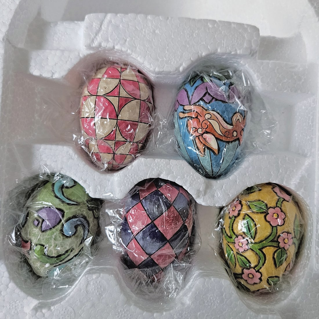 2006 Jim Shore Hunting Eggs Finding Joy Easter Basket - 8