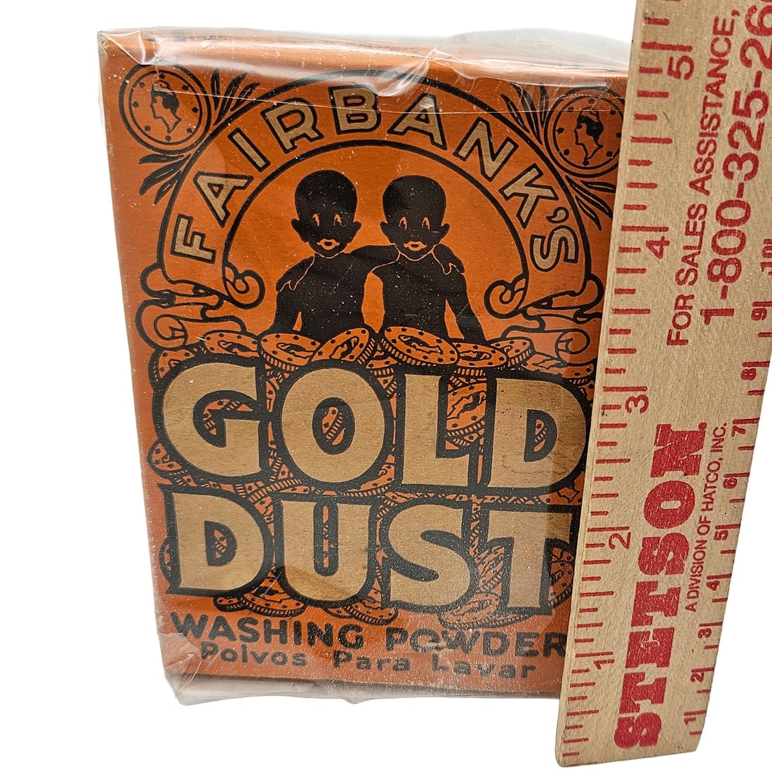 Vintage Fairbanks Gold Dust Washing Powder Bilingual 5 Ounce Collectible Advertising Box - 8