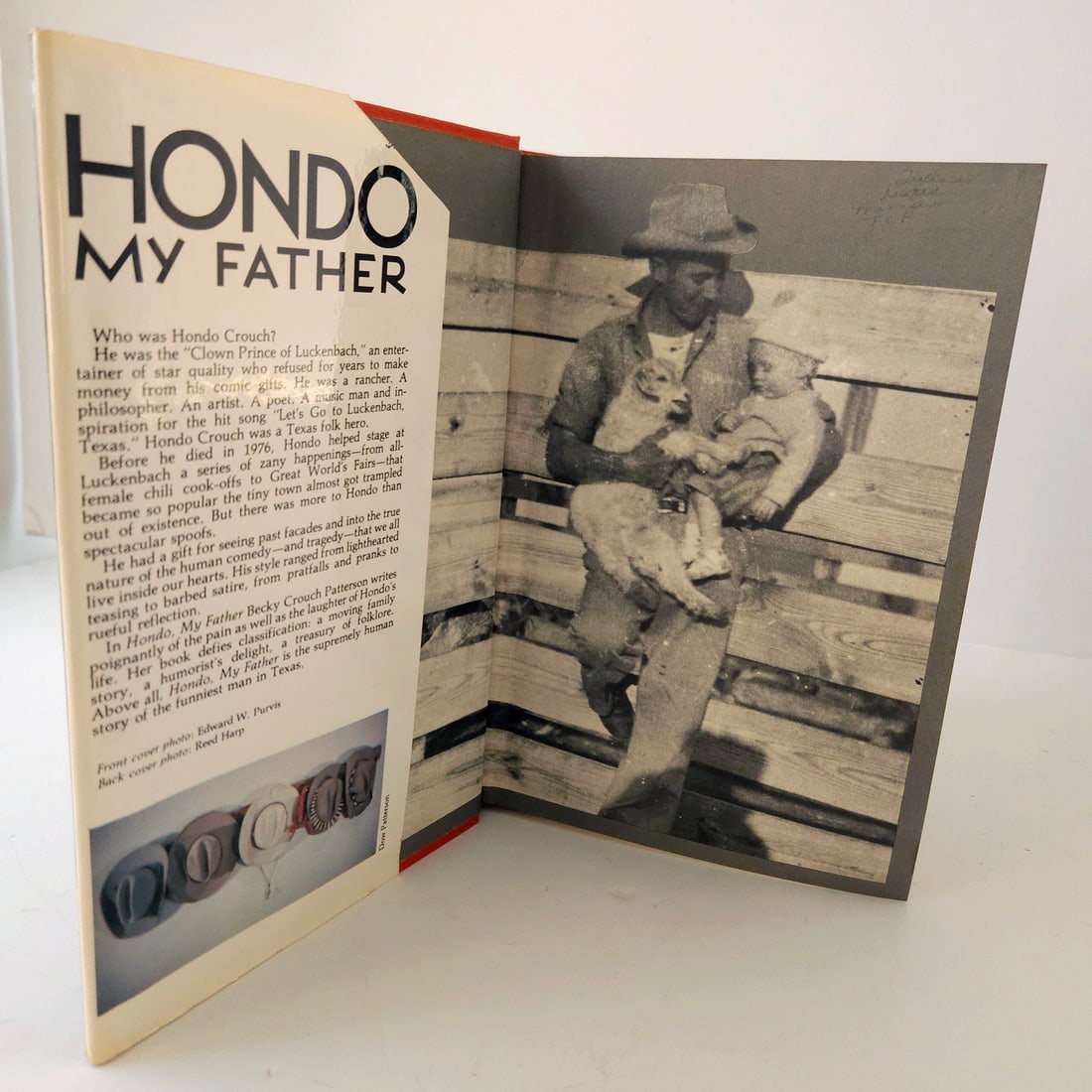 Hondo My Father Becky Crouch Patterson SIGNED HC DJ - 3