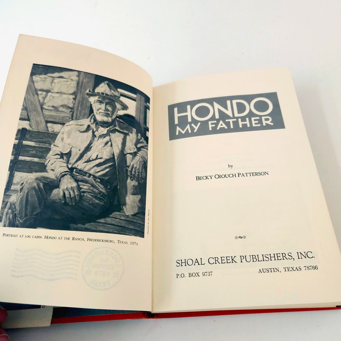 Hondo My Father Becky Crouch Patterson SIGNED HC DJ - 5